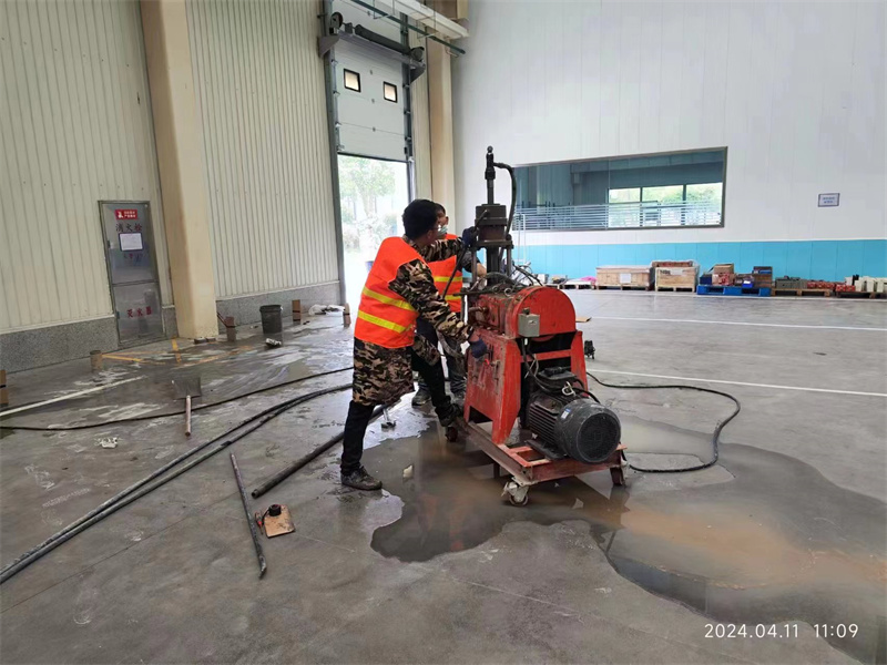 巢湖厂房地面下沉塌陷注浆加固施工